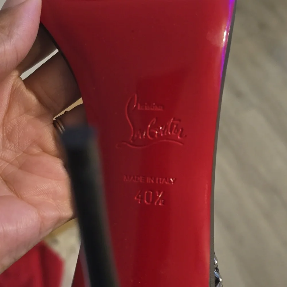 Christian Louboutin So Me 100mm Sandals - Picture 5 of 6